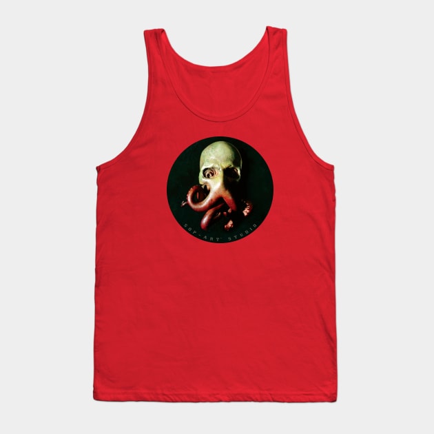 Cthulhu Skull Tank Top by GorillaBugs